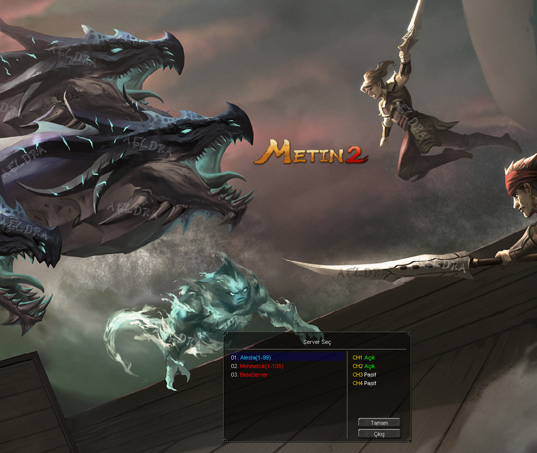 1-99 Metin2 server files paketi
