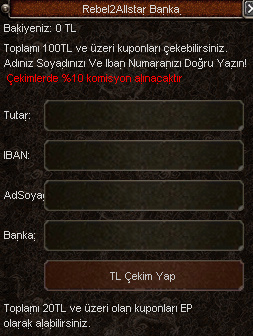 TL Kupon Sistemi